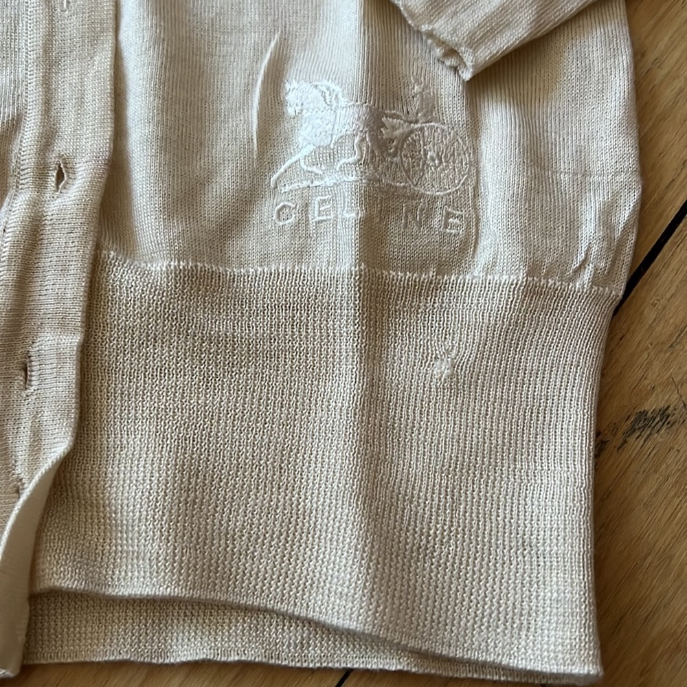 Celine Cardigan Sz S - Picture 8 of 14